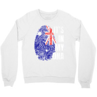 Australian Flag Dna Fingerprint Australia Premium T Shirt Crewneck Sweatshirt | Artistshot