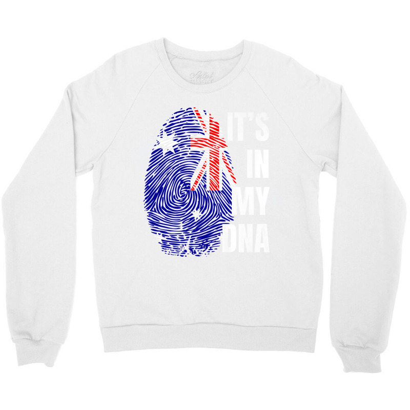 Australian Flag Dna Fingerprint Australia Premium T Shirt Crewneck Sweatshirt | Artistshot