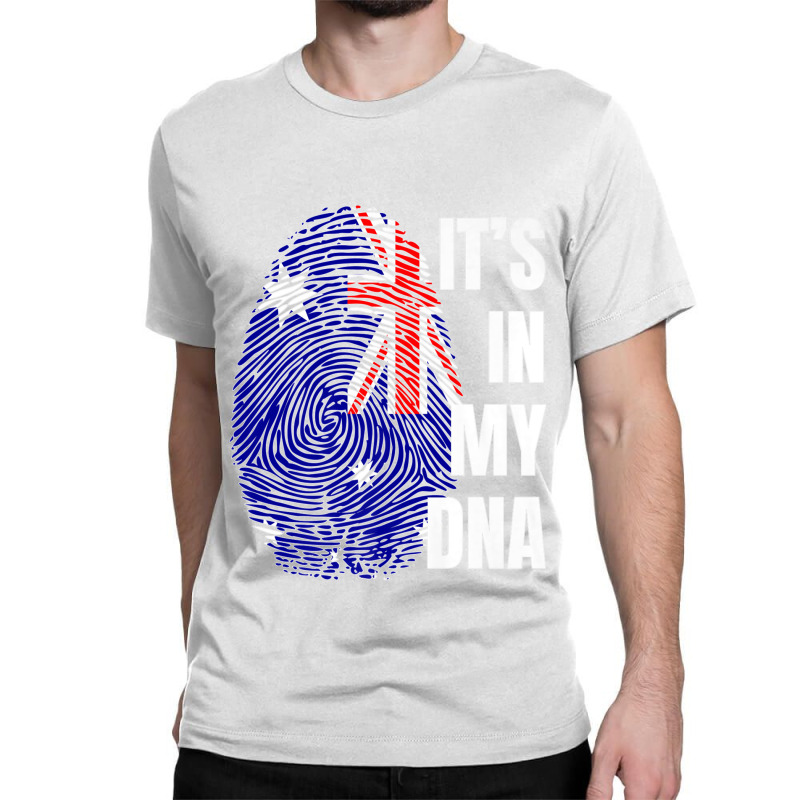 Australian Flag Dna Fingerprint Australia Premium T Shirt Classic T-shirt | Artistshot