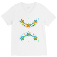 Berbér Amazigh Flag Symbol Kabyle Amazigh Symbol T Shirt V-neck Tee | Artistshot