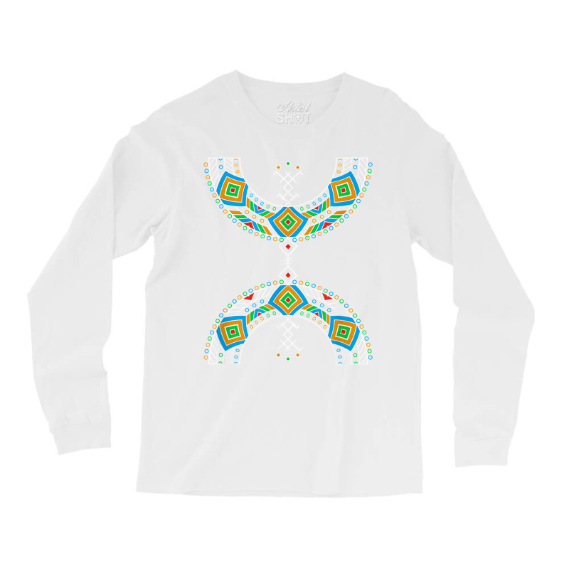 Berbér Amazigh Flag Symbol Kabyle Amazigh Symbol T Shirt Long Sleeve Shirts | Artistshot