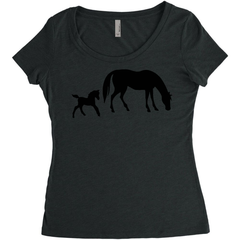 International Horse Day  Shirt International Horse Day   1108 Women's Triblend Scoop T-shirt by redwingcoot | Artistshot