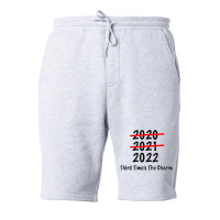 Funny 2022 Third Times The Charm T Shirt Fleece Short | Artistshot