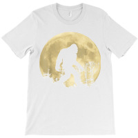 Funny Bigfoot Sasquatch Full Moon Forest T Shirt T-shirt | Artistshot