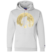 Funny Bigfoot Sasquatch Full Moon Forest T Shirt Champion Hoodie | Artistshot