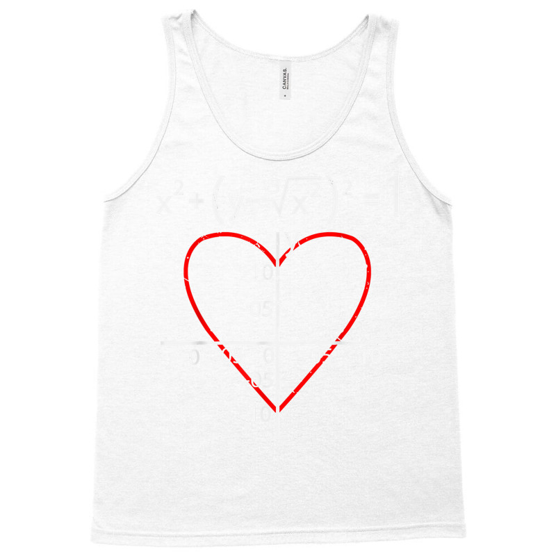 Funny Math Teacher Scientist Valentines Day Idea Math T Shirt Tank Top | Artistshot