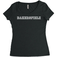 Bakersfield Athletic Sport College University Alumni T Shirt Women's Triblend Scoop T-shirt | Artistshot