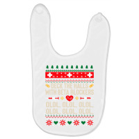 Deck The Halls With Beta Blockers Nurse Ugly Christmas Sweatshirt Baby Bibs | Artistshot