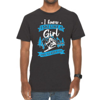 I Know I Ski Like A Girl Try To Keep Up T Shirt Vintage T-shirt | Artistshot