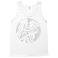 Lesbian Couple Lgbtq Pride Skeletons Kissing Valentine Day T Shirt Tank Top | Artistshot