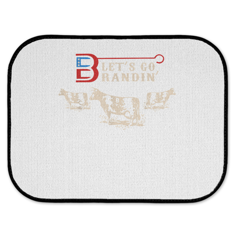 Let's Go, Brandon, Dairy Cows, Farmer, Farm Sarcastic T Shirt Rear Car Mat | Artistshot