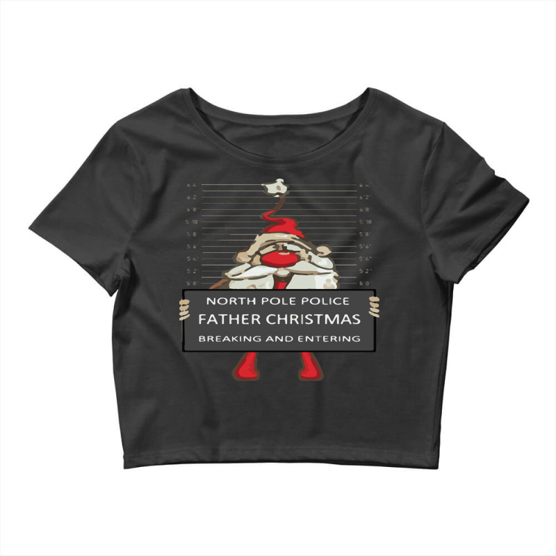 Farther Christmas Breaking And Entering Crop Top by moonlight2270 | Artistshot