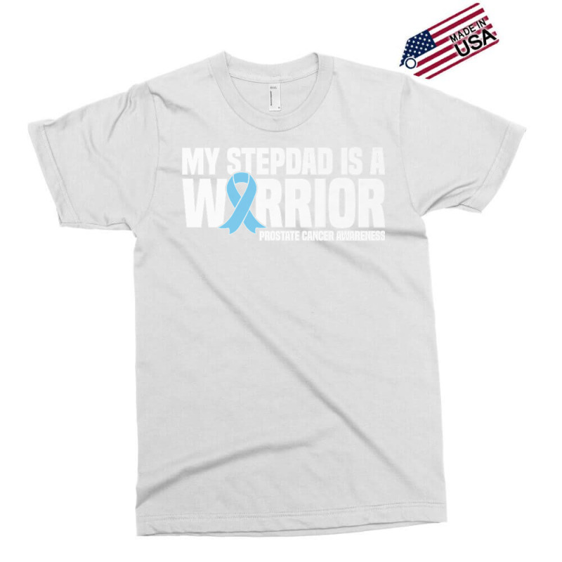 My Stepdad Is A Warrior Prostate Cancer Awareness Premium T Shirt Exclusive T-shirt | Artistshot