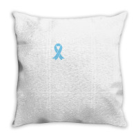 My Stepdad Is A Warrior Prostate Cancer Awareness Premium T Shirt Throw Pillow | Artistshot