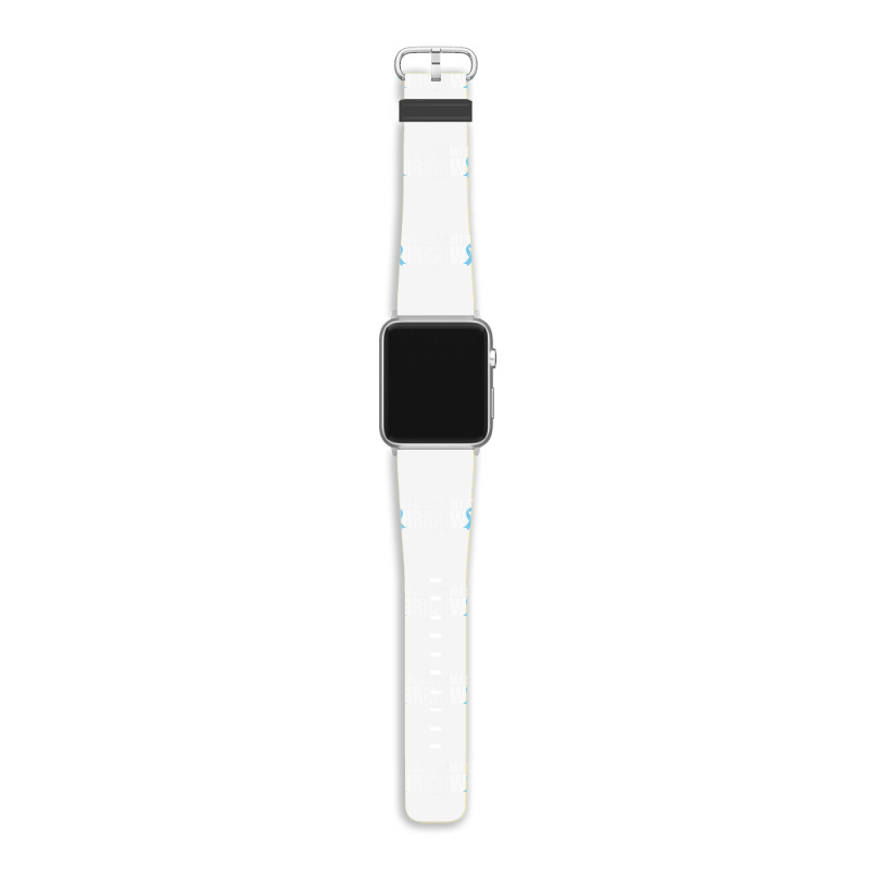 My Stepdad Is A Warrior Prostate Cancer Awareness Premium T Shirt Apple Watch Band | Artistshot