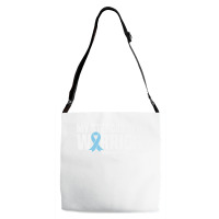 My Stepdad Is A Warrior Prostate Cancer Awareness Premium T Shirt Adjustable Strap Totes | Artistshot