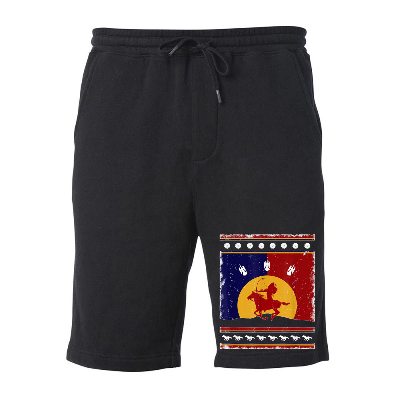 Native Warrior Tee T Shirt Fleece Short | Artistshot