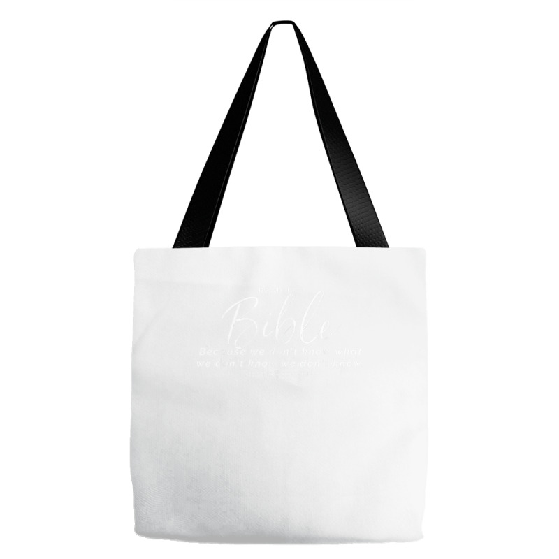 Read The Bible T Shirt Tote Bags | Artistshot