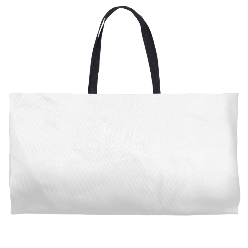 Read The Bible T Shirt Weekender Totes | Artistshot