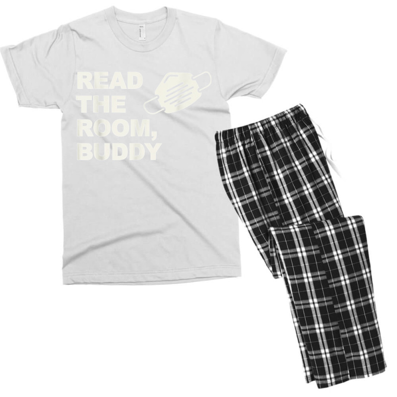 Read The Room Buddy Pro Mask Quote Virginia Alexandria T Shirt Men's T-shirt Pajama Set | Artistshot