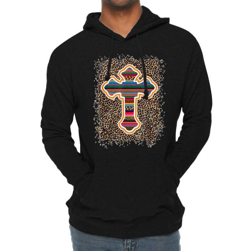 Serape Cross Aztec Geometric Mexican Tribe Blanket Pattern T Shirt Lightweight Hoodie | Artistshot