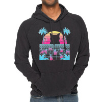 Vaporwave Cats Palm Trees Aesthetic Japanese Kawaii T Shirt Vintage Hoodie | Artistshot