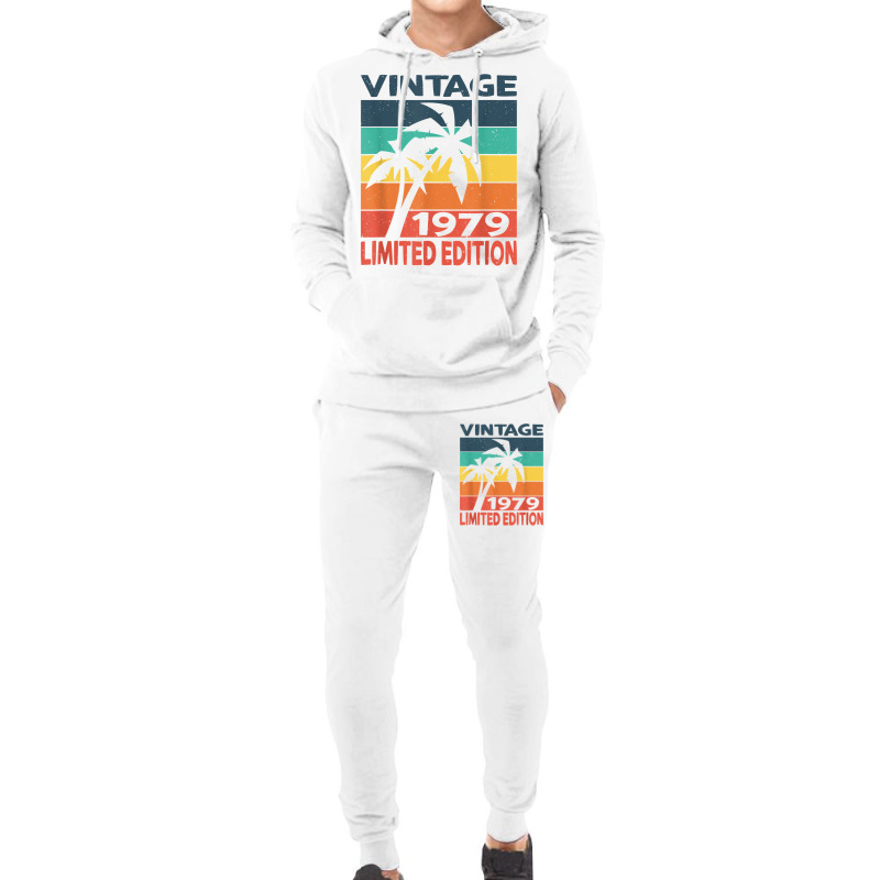 Vintage 1979 Limited Edition Birthday T Shirt Hoodie & Jogger Set | Artistshot