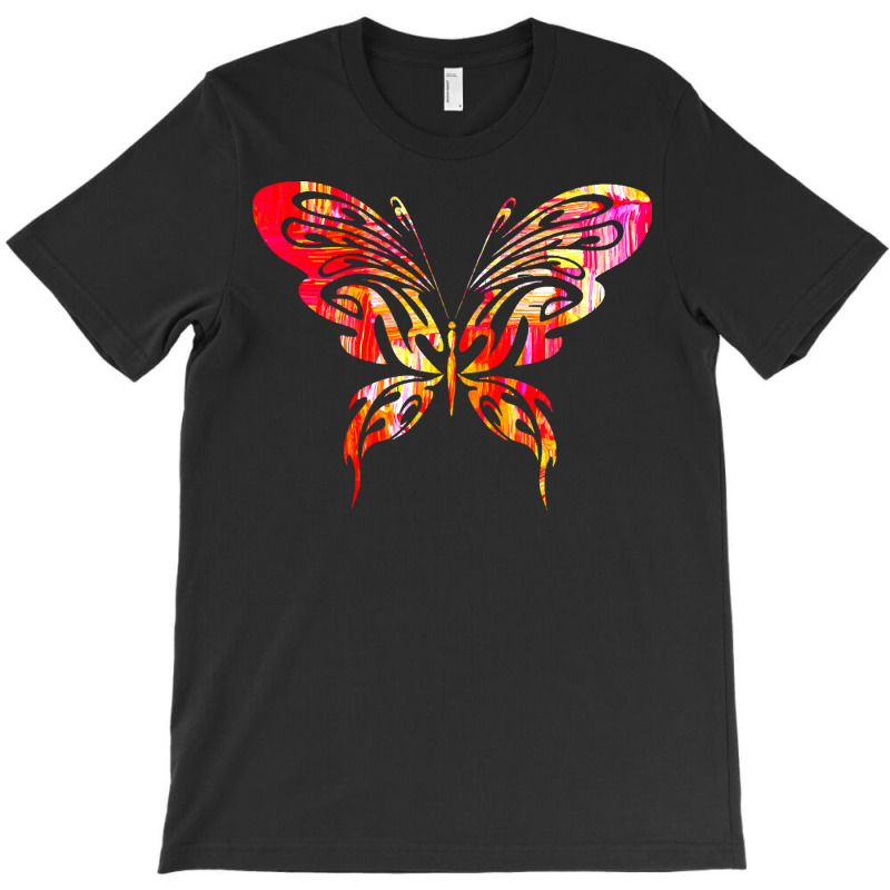 Pattern Design T  Shirt Artsy Butterfly Colorful Pattern T  Shirt T-shirt | Artistshot