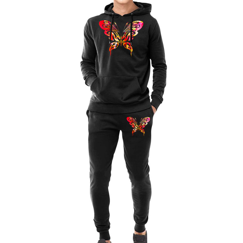 Pattern Design T  Shirt Artsy Butterfly Colorful Pattern T  Shirt Hoodie & Jogger Set | Artistshot