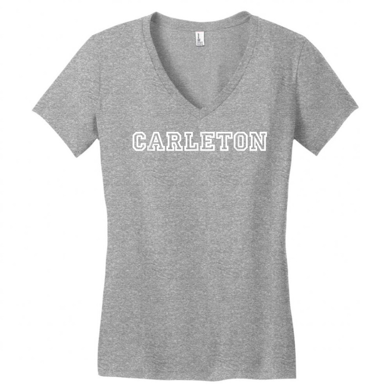 Carleton Athletic Sport College University Alumni T Shirt Women's V-Neck T-Shirt by kryloxsiriaso4 | Artistshot