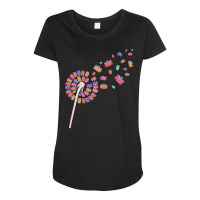 Photography T  Shirt Photograph Camera Dandelion Photographer Photogra Maternity Scoop Neck T-shirt | Artistshot