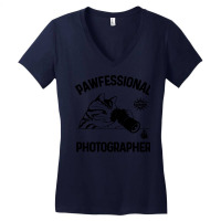 Pawfessional Photographer T  Shirt Pawfessional Photographer   Studio Women's V-neck T-shirt | Artistshot