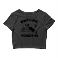 Pawfessional Photographer T  Shirt Pawfessional Photographer   Studio Crop Top | Artistshot