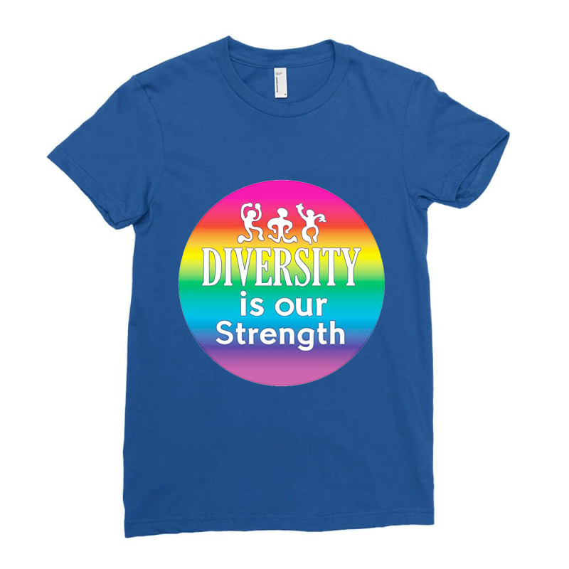 Diversity Strength Ladies Fitted T-Shirt by efan willyansyah | Artistshot