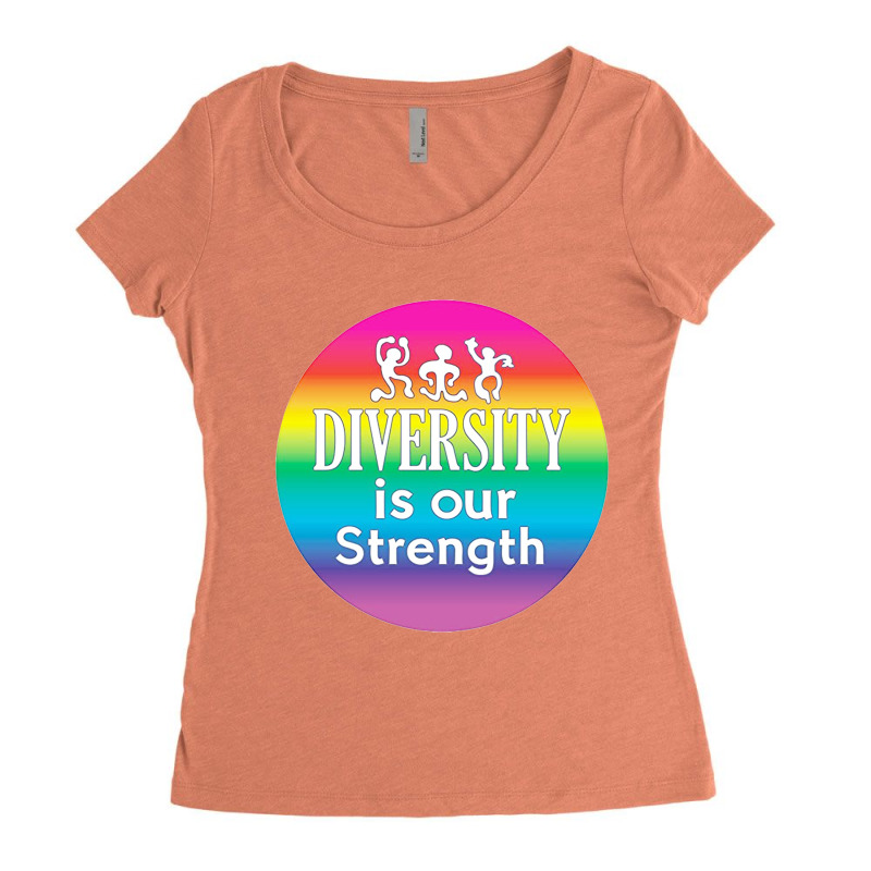 Diversity Strength Women's Triblend Scoop T-shirt by efan willyansyah | Artistshot