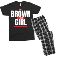 Funny Brown Skin Girl Gift Men's T-shirt Pajama Set | Artistshot