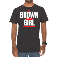 Funny Brown Skin Girl Gift Vintage T-shirt | Artistshot