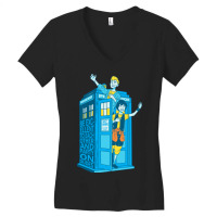 Most Excellent Time Travellers Women's V-neck T-shirt | Artistshot