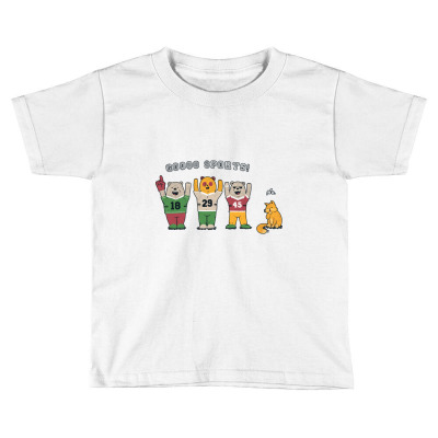 Crowd-cheering? No Thanks, Team Family Bear Toddler T-shirt Designed By Tmax
