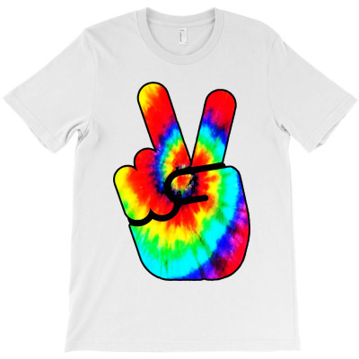 Peace Hand T-shirt Designed By Ricky E Murray