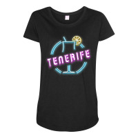 Tenerife Spain Cocktail Canary Islands Party  Gift T Shirt Maternity Scoop Neck T-shirt | Artistshot