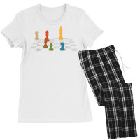 Chess Grandmaster Checkerboard Chess Board Checkmate Chess T Shirt Women's Pajamas Set | Artistshot