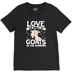 goat goat gift idea for farm friends gift for farmer (3) V-Neck Tee | Artistshot