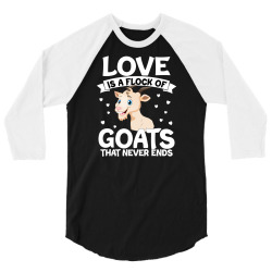 goat goat gift idea for farm friends gift for farmer (6) 3/4 Sleeve Shirt | Artistshot