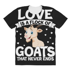 goat goat gift idea for farm friends gift for farmer (6) All Over Women's T-shirt | Artistshot