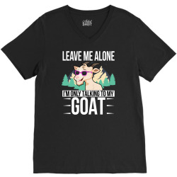 goat goat gift idea for farm friends gift for farmer (2) V-Neck Tee | Artistshot