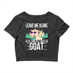 goat goat gift idea for farm friends gift for farmer (2) Crop Top | Artistshot