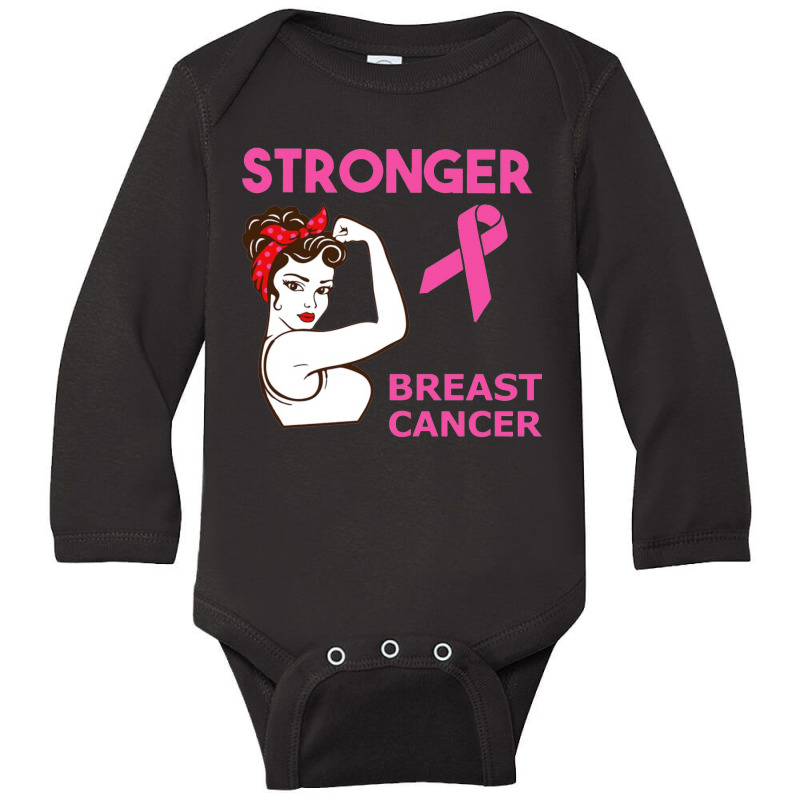 Breast Cancer Fight Long Sleeve Baby Bodysuit | Artistshot