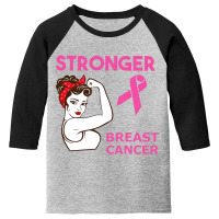 Breast Cancer Fight Youth 3/4 Sleeve | Artistshot