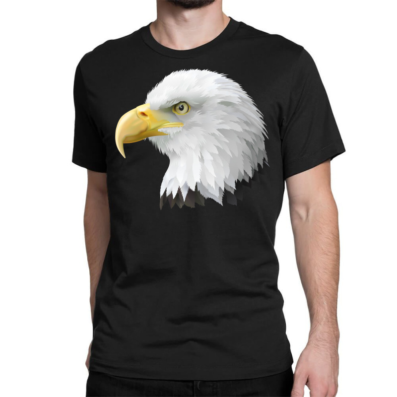 Eagle Head Geometric Art Classic T-shirt | Artistshot